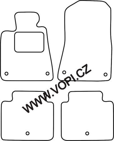 Autokoberce Lexus GS 400 2005 - Colorfit Fun (2709)